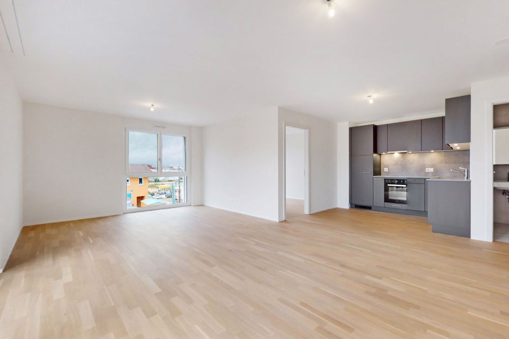 Appartement de 4.5 pièces à Chêne Park à Renens - Cuisine et séjour