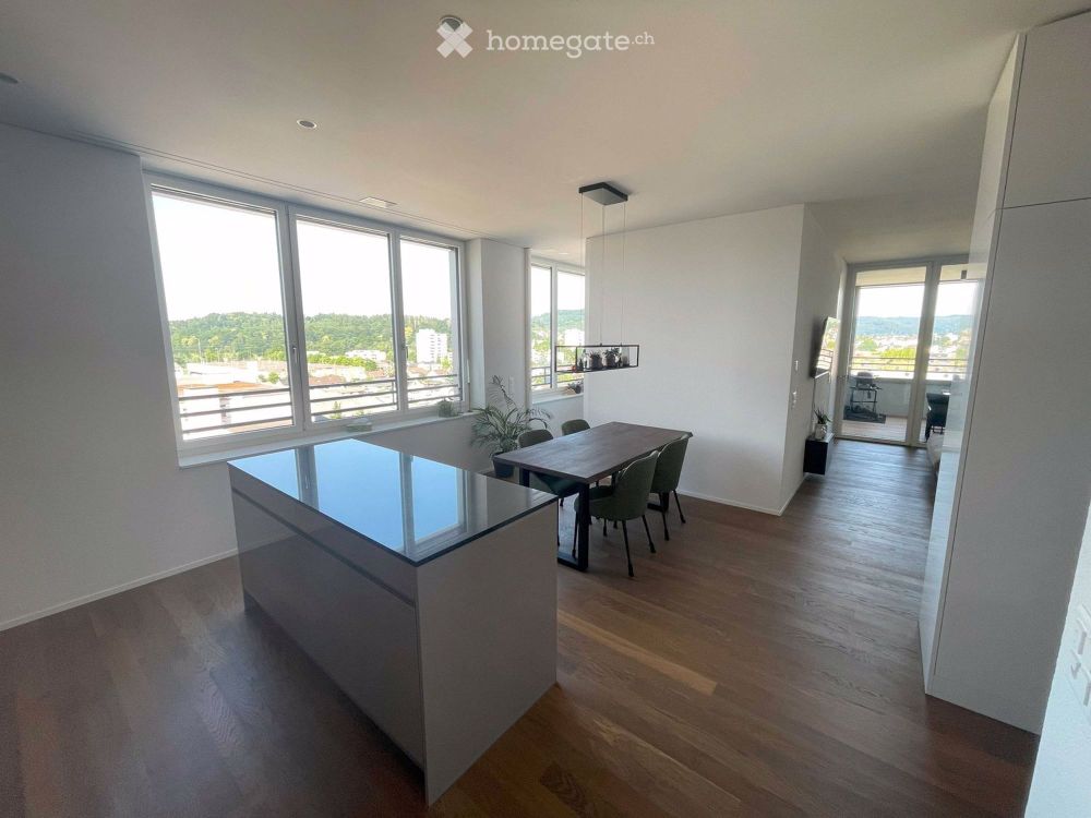 Moderne 3.5-Zimmer-Wohnung mit atemberaubendem Ausblick in Suhr - Bild 4