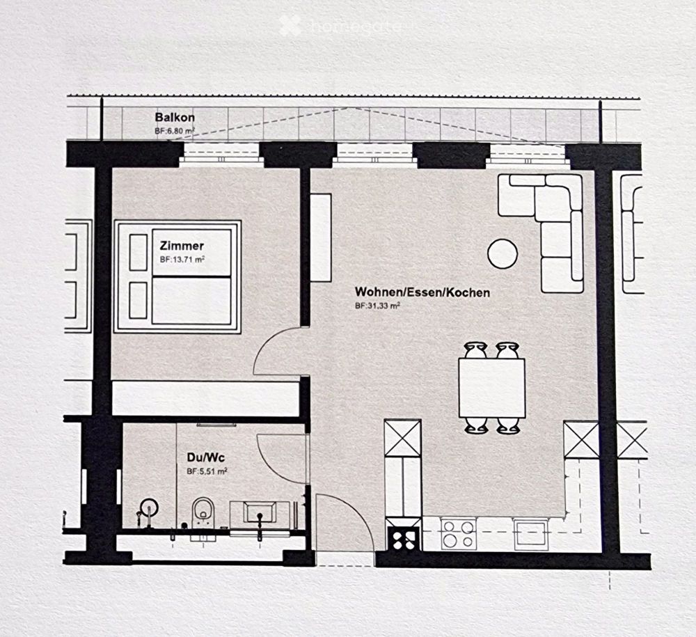 2.5-Zimmer-Wohnung in Chur Kleinbruggen - Neubau Dez 2025 Erstbezug - Bild 5