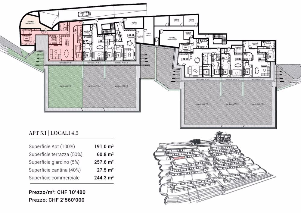 Nuovo Progetto residenziale Mirador in Via Tesserete - Bild 12