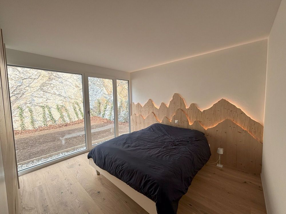 Crésuz - Neues möbliertes oder unmöbliertes Apartment mit schöner Aussicht - Bild 6