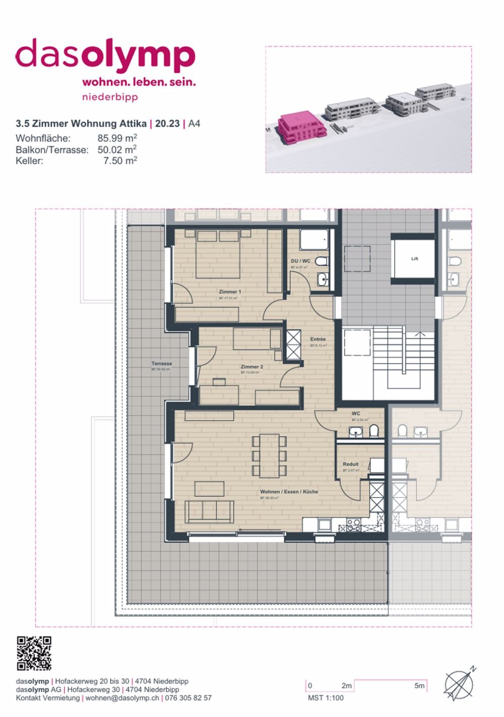 Neubau - Erstbezug in topmoderne, lichtdurchflutete Attikawohnung - Bild 1