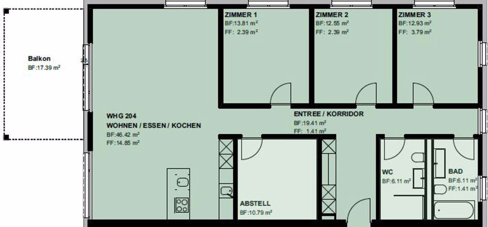 Idyllisches Wohnen - Erstvermietung Neubau an der Murg - Bild 13