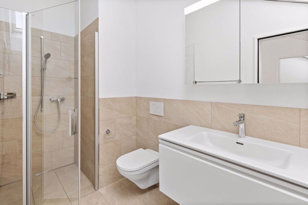 Maisonette-Dach-Wohnung mit Galerie im Erstbezug - Badzimmer