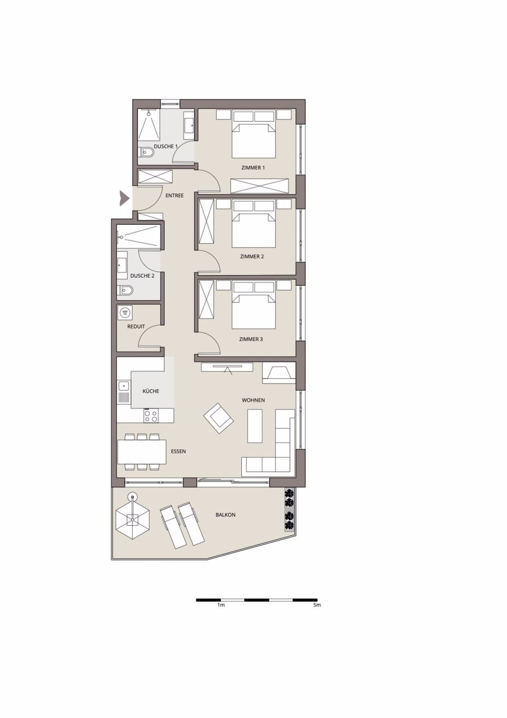 Erstwohnung | Neubau 1660 | 4.5 Zimmerwohnung im 2. OG Ost - Chalet-1660-2-OG-Haus-A-4-5-Zi-Ost