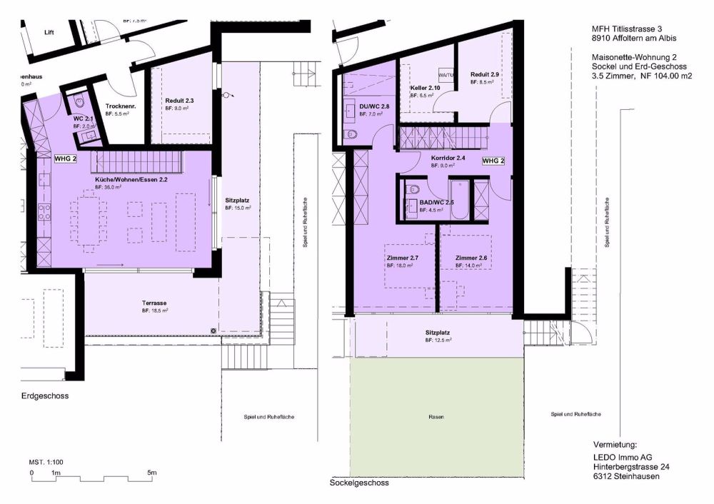 3½-Zimmer-EG-Maisonettewohnung - Bild 10
