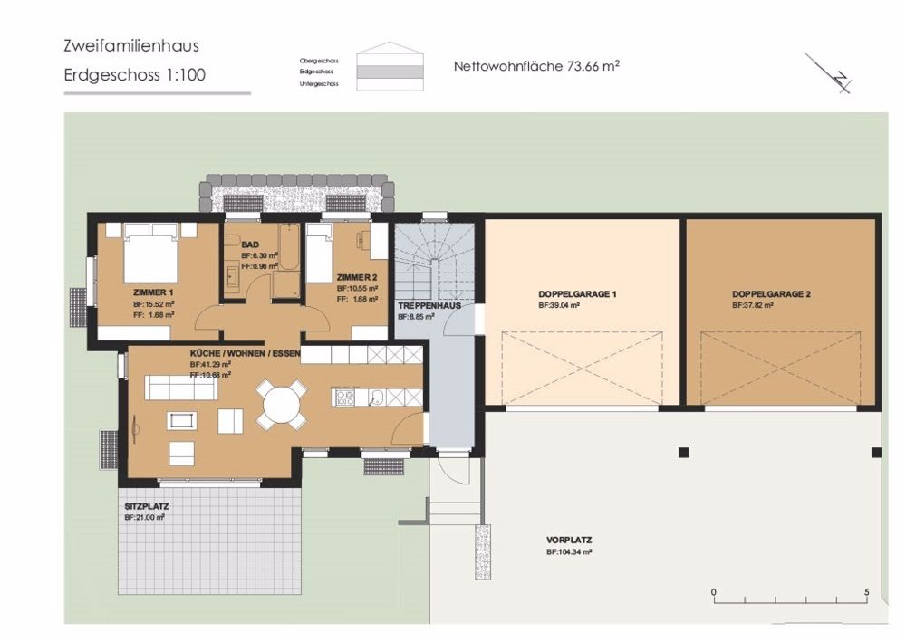 Neubauwohnung mit grossem Sitzplatz und eigene Waschküche - Bild 6