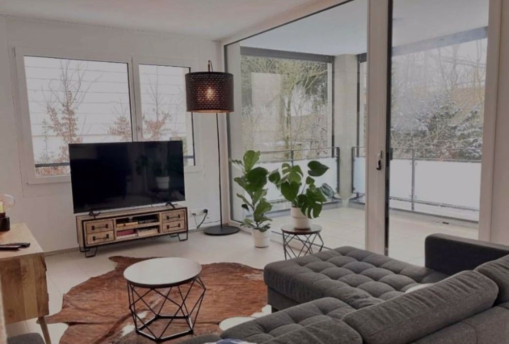 Neubau - 3.5 Zimmer-Wohnung "am Bach - Wohnzimmer