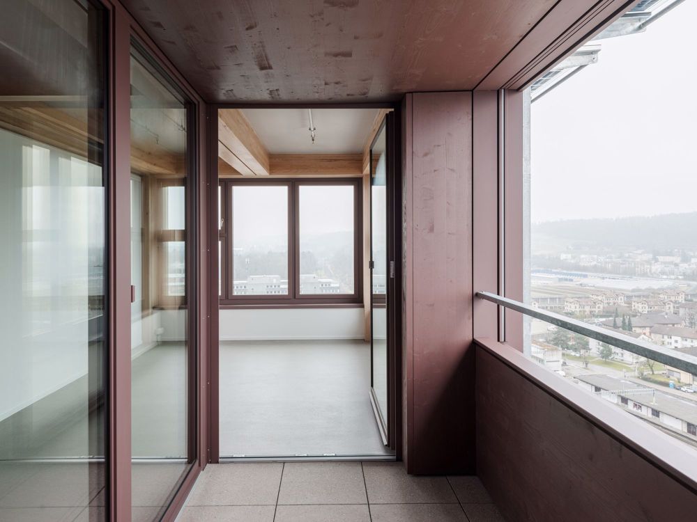 MIETEN OHNE KAUTION - Modernes Wohnen mit Weitblick im 17. Stock - Loggia (Musterbild)