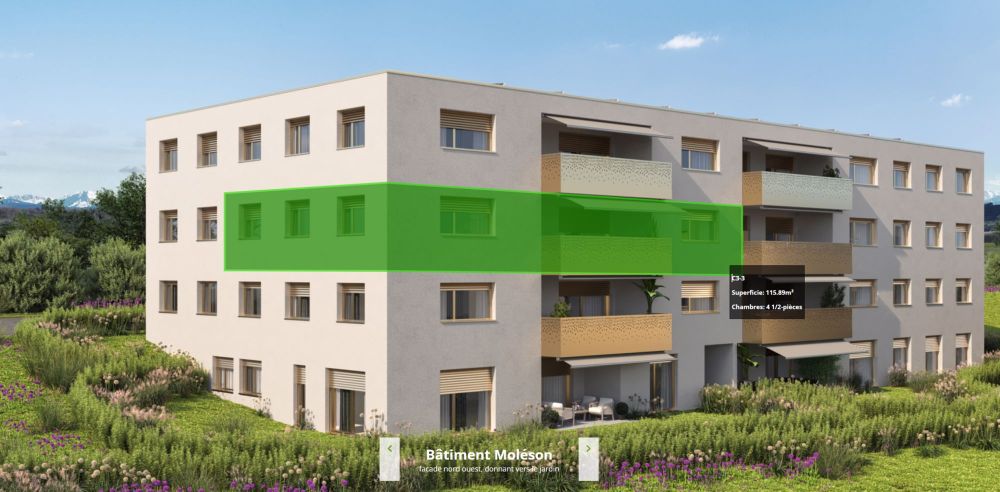 4,5 pièce en formule Location - Achat - Bild 2