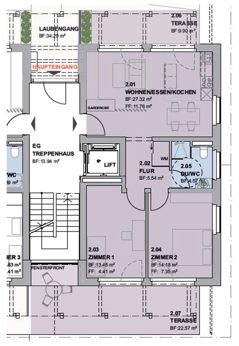 Erstbezug; 3.5 Gartenwohnung - Bild 11