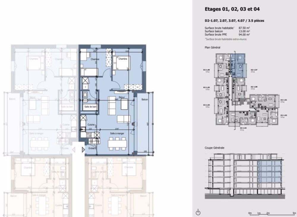 07718 - Wohnung 3.5 Zimmer - Chemin de Verger 4 - Collombey - Bild 2