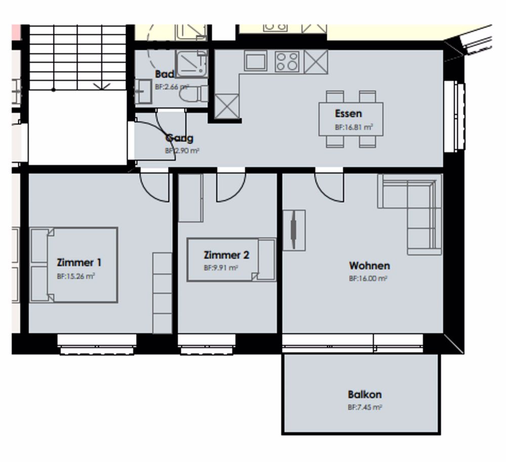 Erstvermietung: Sanierte 3.5 Zimmer Wohnung - Bild 6