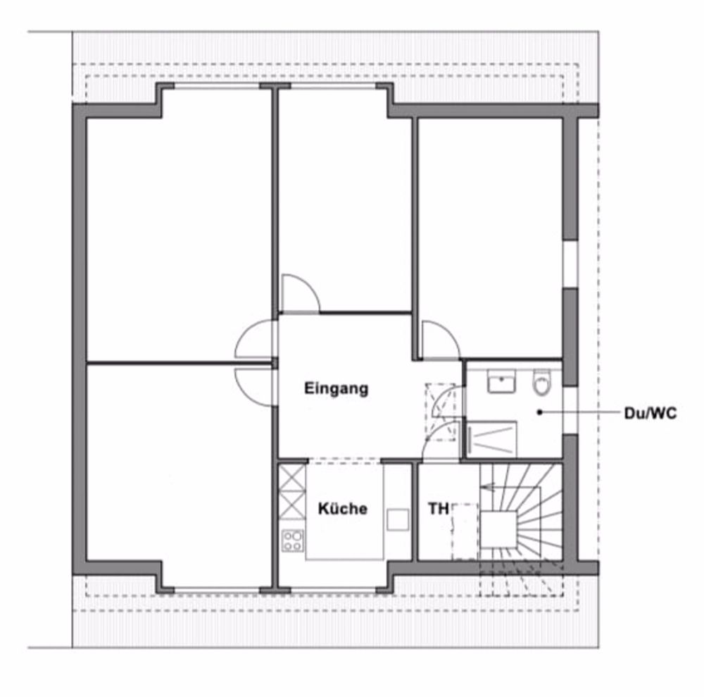 Attraktive 4,5-Zimmer-Wohnung im 2. Obergeschoss mit Garten – Erstvermietung nach Kernsanierung - Bild 13