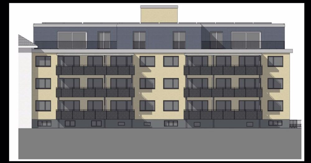 Erstvermietung nach Sanierung / 4.5 Zimmer-Attikawohnung mit Terrasse - Visualisierung_Hoffassade.png
