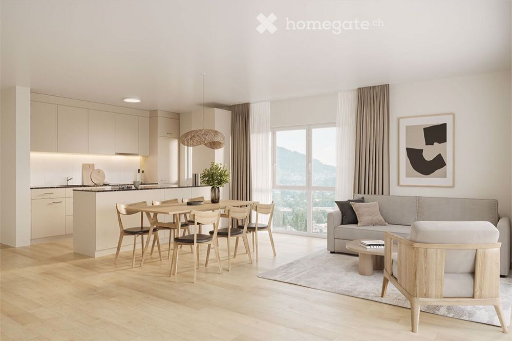 Moderne 4.5-Zimmer-Neubau-Wohnung mit Balkon und Landblick in Villmergen - Bild 4