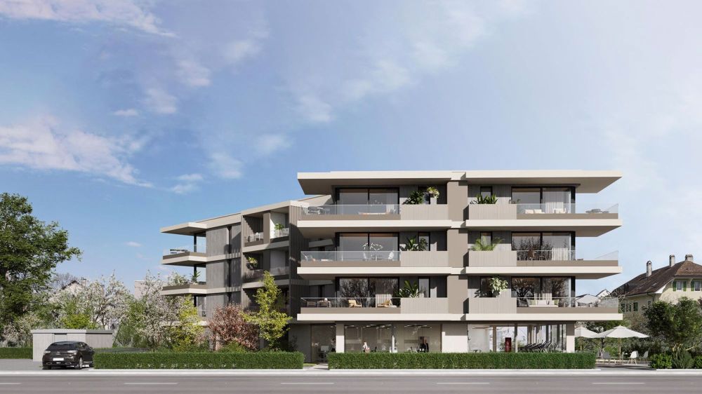 Bel attique 4.5 pièces neuf à 2 pas du centre-ville - Bild 1