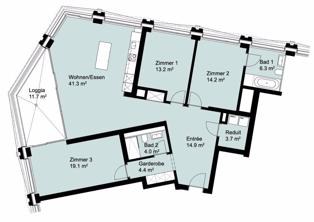 Hochwertige 4.5-Zimmer-Wohnung im Jade Tower - Bild 5