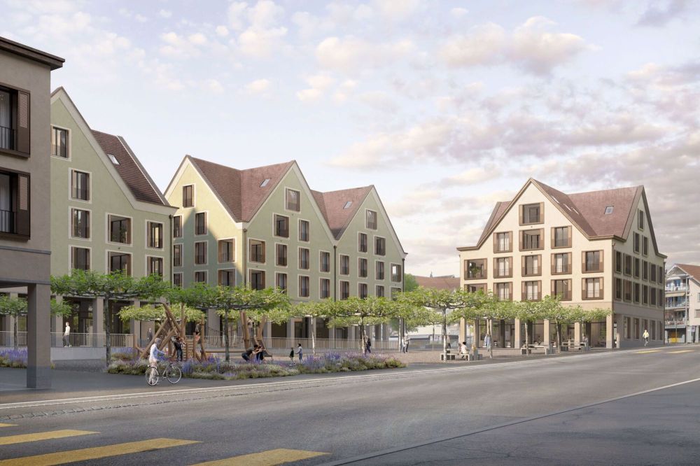 Wohnen am Dorfplatz in Arnegg 3.5 ZiWg Maisonette - Bild 2