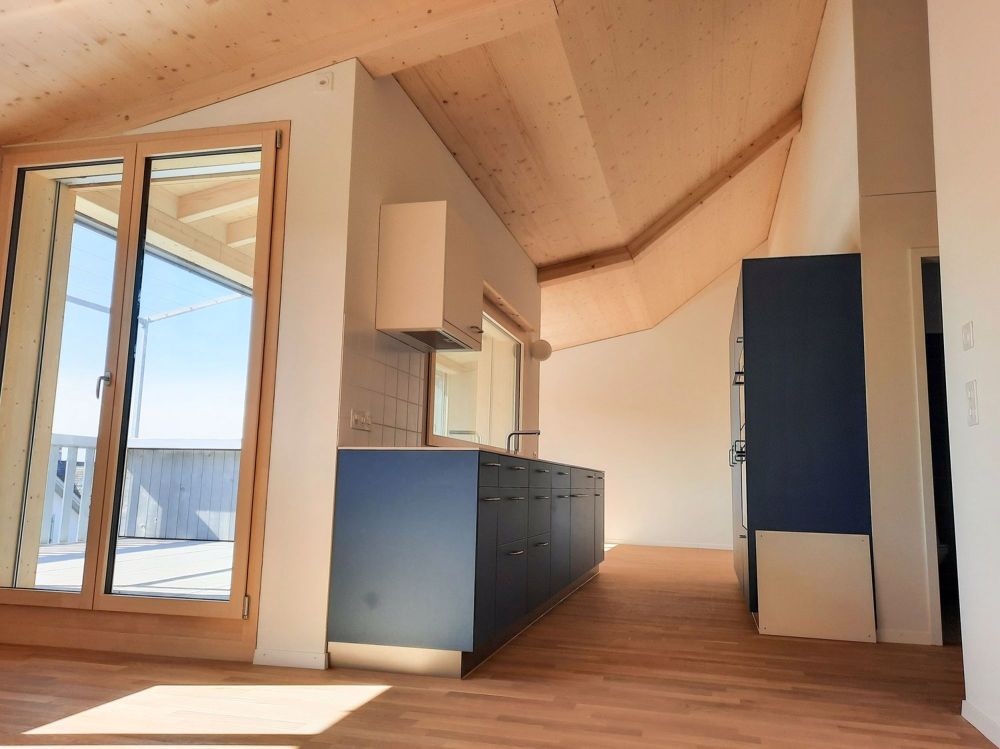 Dachwohnungen in Holzbauweise mit sonniger Loggia / und weitere individuelle Wohnungen (EG, OG) - Bild 7