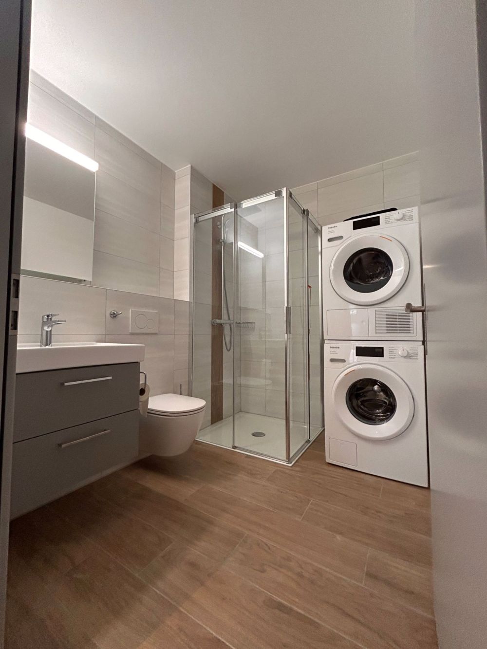 Fribourg - Bourguillon - Prächtige 3.5-Zimmer-Wohnung - Salle de douche