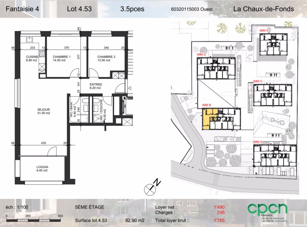 Très bel appartement de 3.5 pièces entièrement neuf avec balcon-loggia - Bild 10