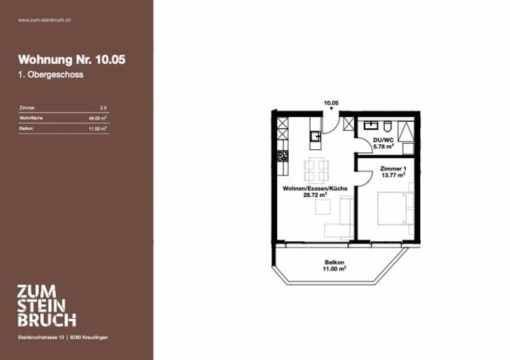 Charmante 2.5 Zimmer-Neubauwohnung - Bild 4