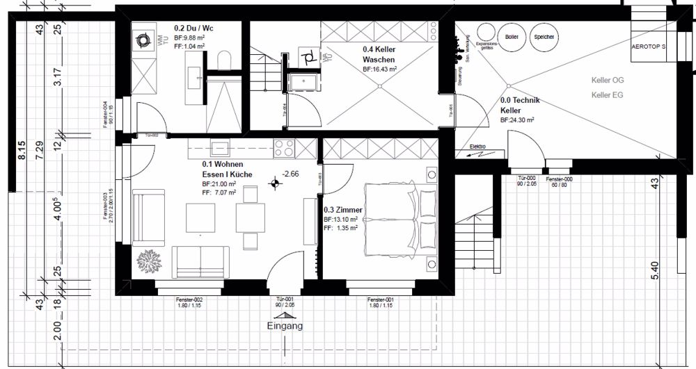 Neubau Wohnhaus "Eggetli" mit Einliegerwohnung und Autounterstand - Bild 6