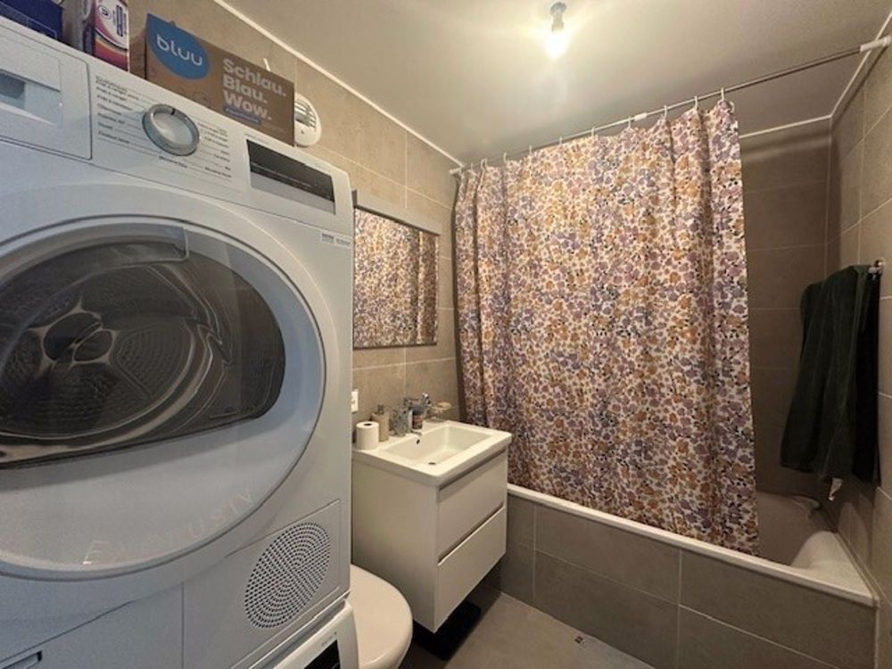 Splendide logement à proximité du centre-ville de Bussigny! - salle_de_bian_avec_colonne.jpg