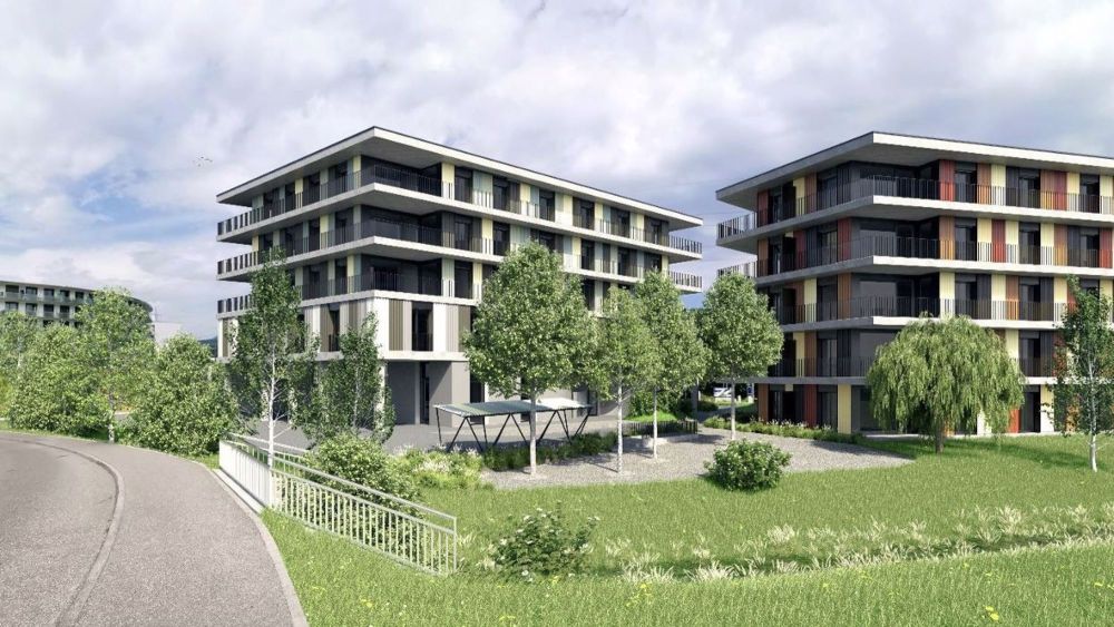 Erstvermietung Moderne 4-Zimmer-Wohnung an perfekter Lage mit Aussicht - Quartieransicht