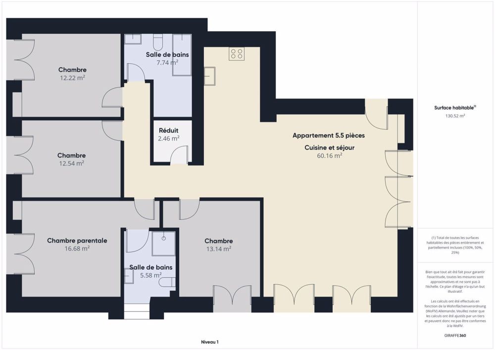 5 ½ Zimmer-Wohnung in Vallorbe mieten - Bild 12