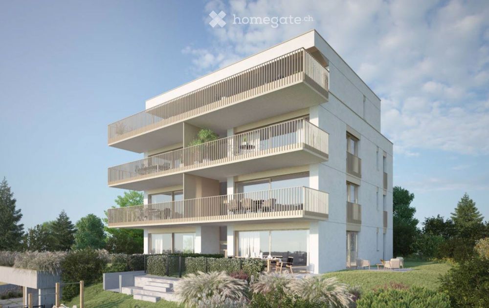Exklusive 3.5-Zimmer-Neubau-Wohnung im gehobenen Standard mit Garten in Pully - Bild 2