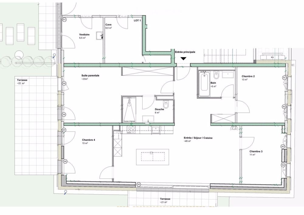 Neue, helle 5.5-Zimmer-Wohnung mit 200 m² Garten – Bottens - Bild 13