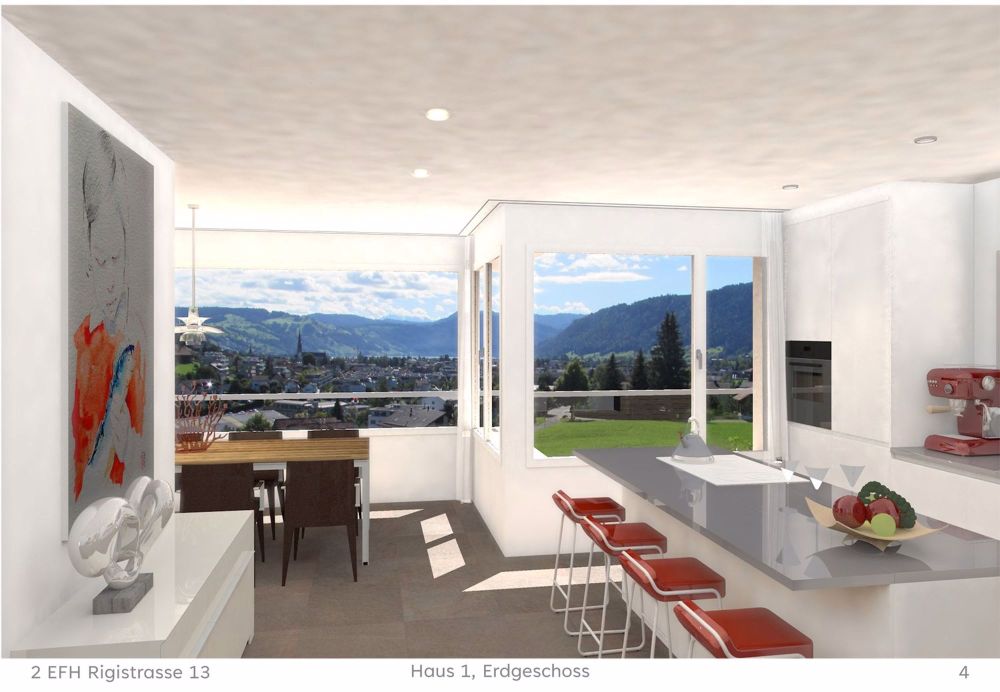 Zwei moderne 6 ½ Zimmer Einfamilienhäuser an ruhiger und sonniger Lage mit Ausblick - Bild 6