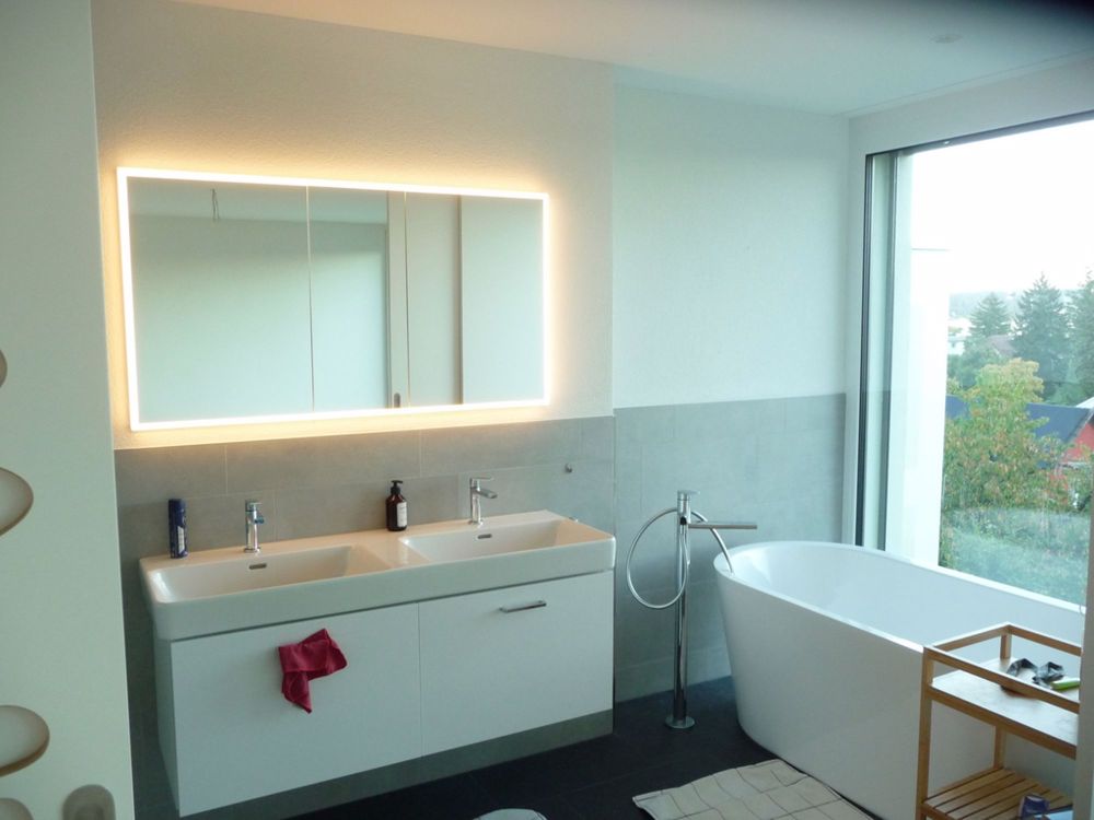 5.5-Zimmer-Maisonettewohnung mit Dachterrasse - Badezimmer