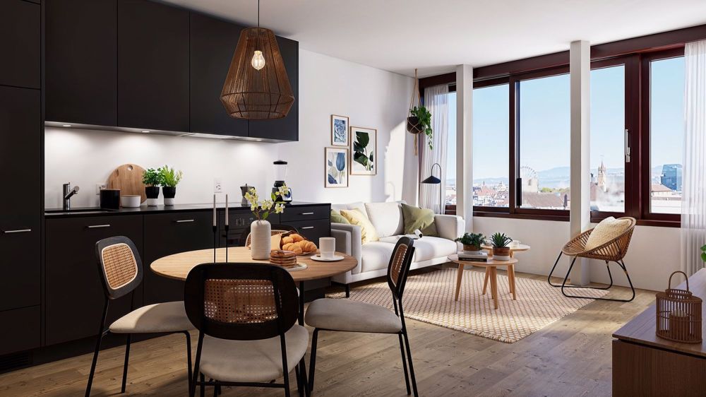 Wohnen mitten im Geschehen - Neubauwohnung im Herzen von Basel - Bild 1