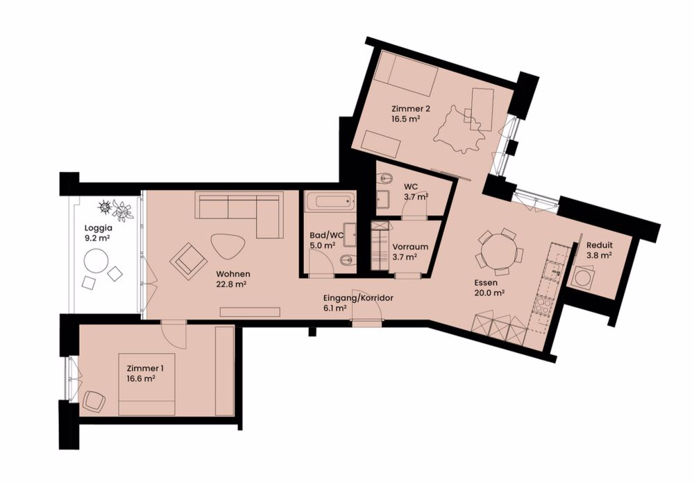 Sofort-Deal im Zentrum: 3.5-Zimmer Wohung - Bild 3