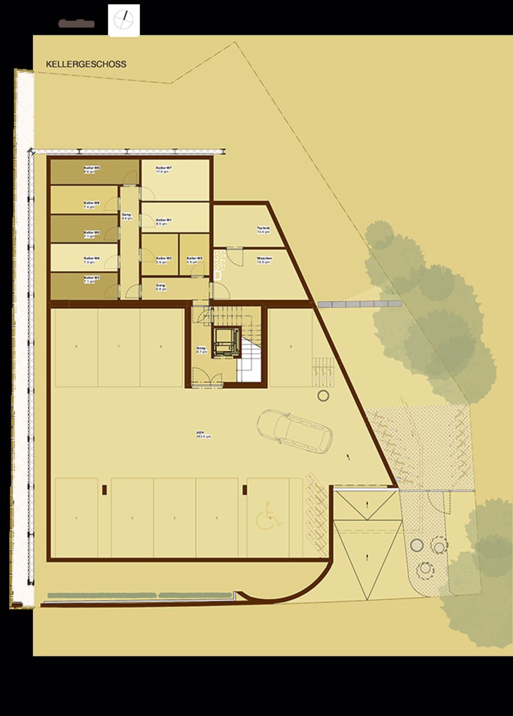 Erstvermietung - Ruhige und moderne 4.5-Zimmer-Maisonettewohnung in Basel-Bruderholz - W9 - Bild 5