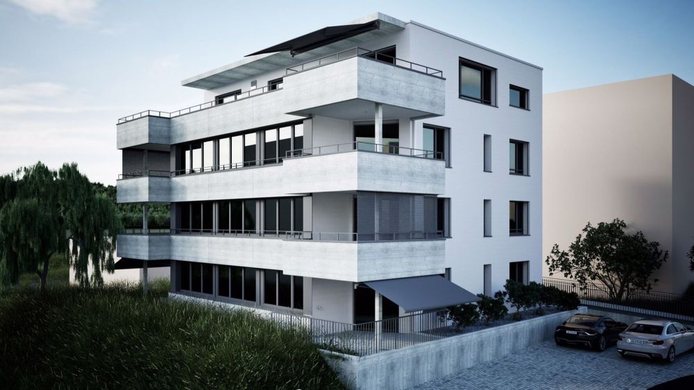 Wohnen mit Blick auf den Baldeggersee - Fassade Tag