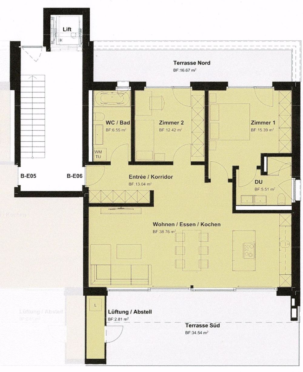 3.5 Zimmer Attikawohnung in Müllheim Dorf "Höfli - Bild 2
