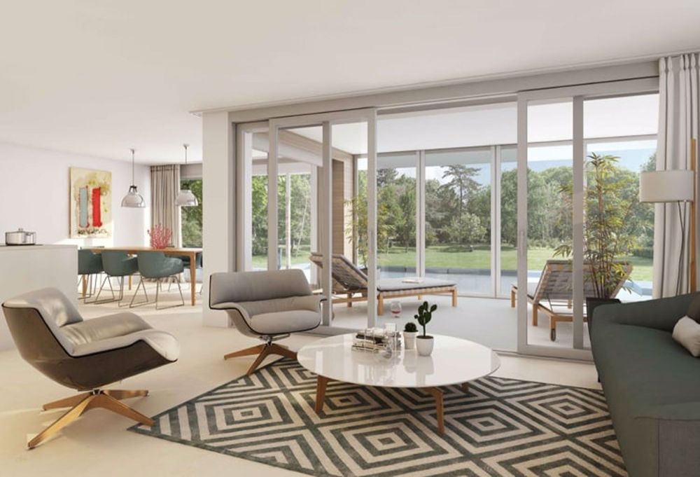 4.5-Zimmer voller Charme, Sonnenschein und Freiraum - Wohnzimmer