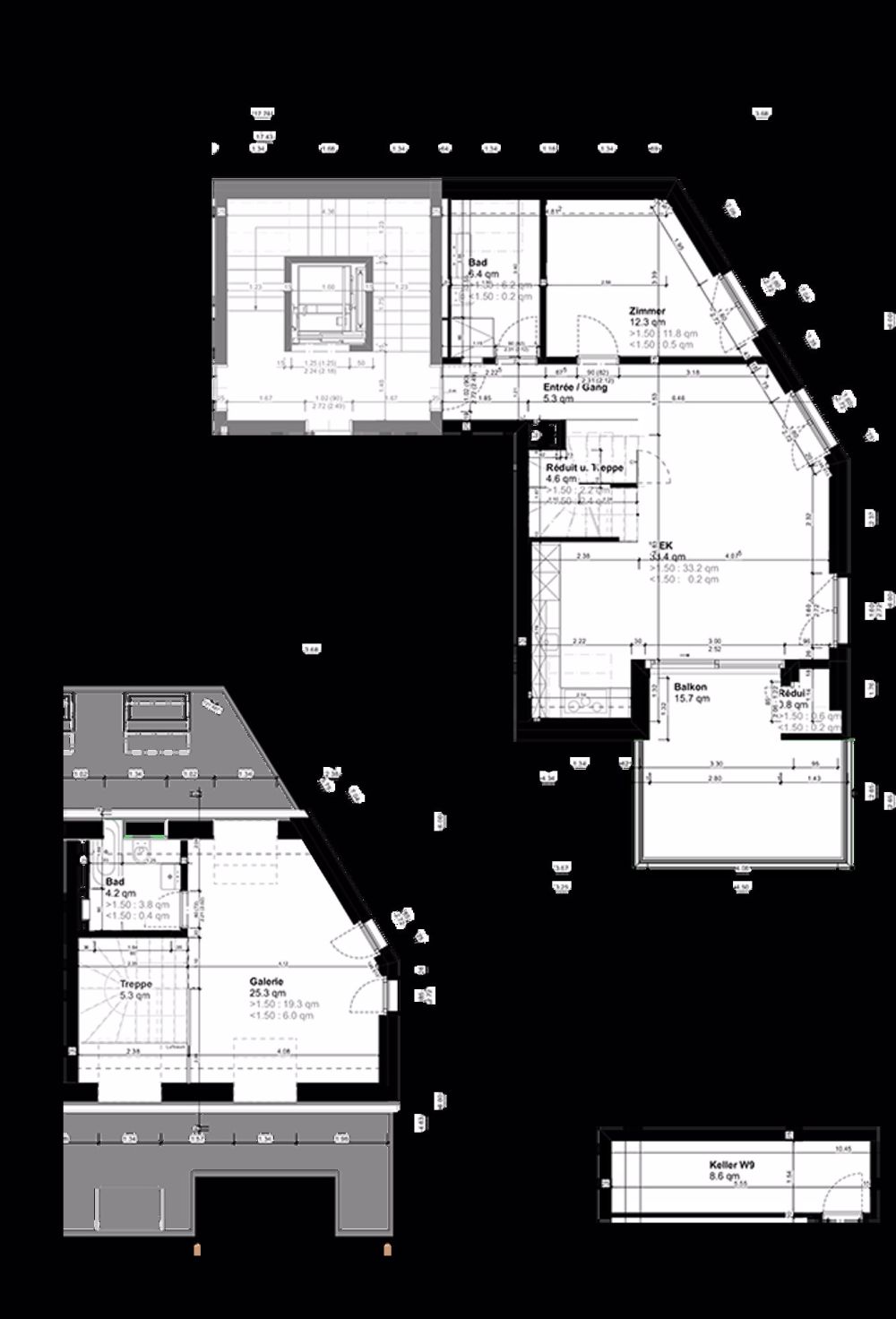 Erstvermietung - Ruhige und moderne 4.5-Zimmer-Maisonettewohnung in Basel-Bruderholz - W9 - Bild 7