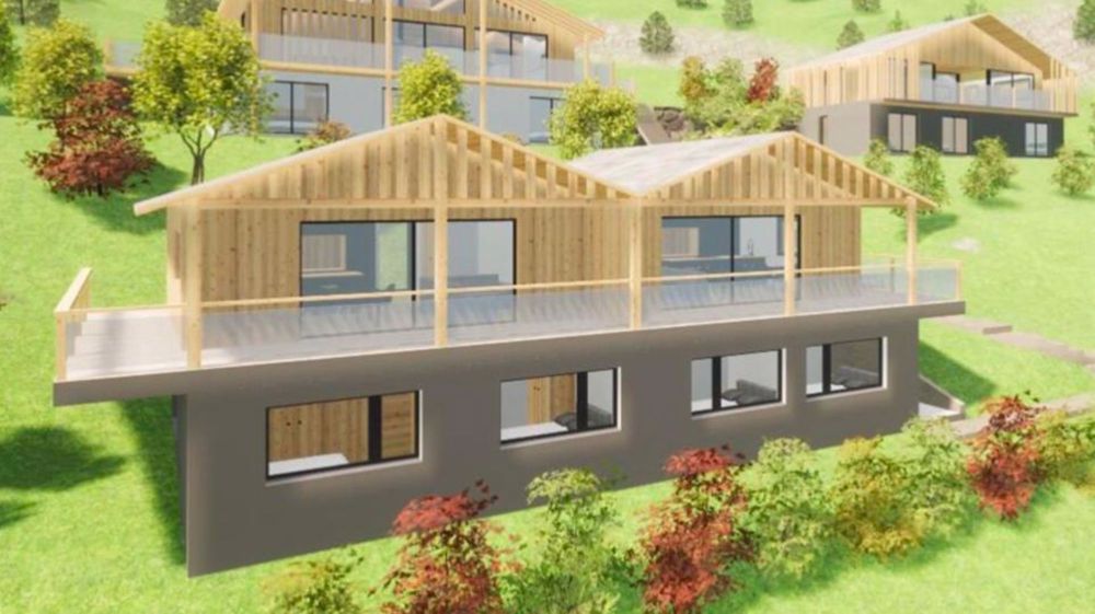 Appartement de 4 pièces 1/2 sur les hauteurs de Vollèges - Bild 1