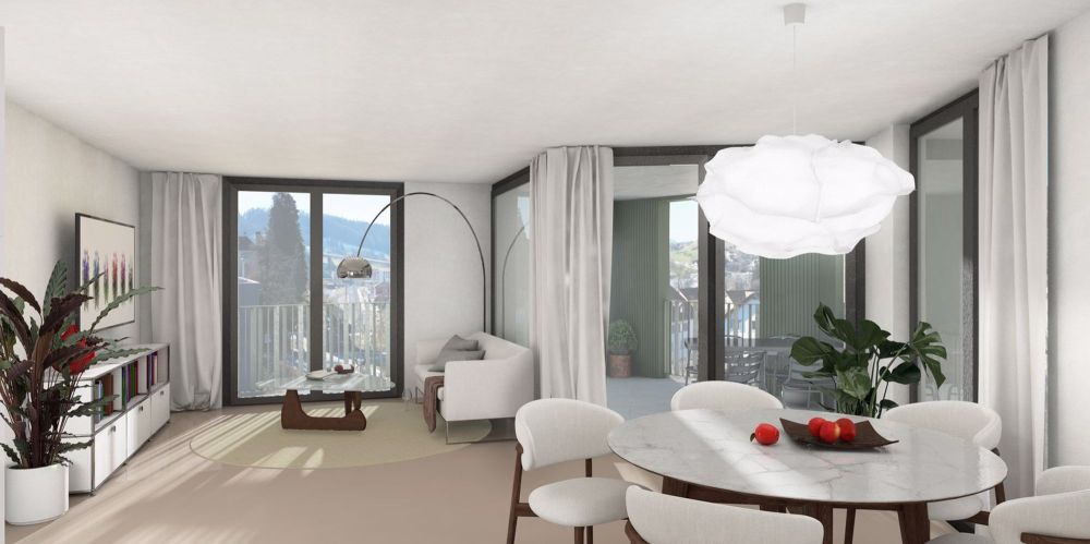Moderne 4.5-Zimmer-Wohnung mit Panoramablick in Wald ZH - Bild 2