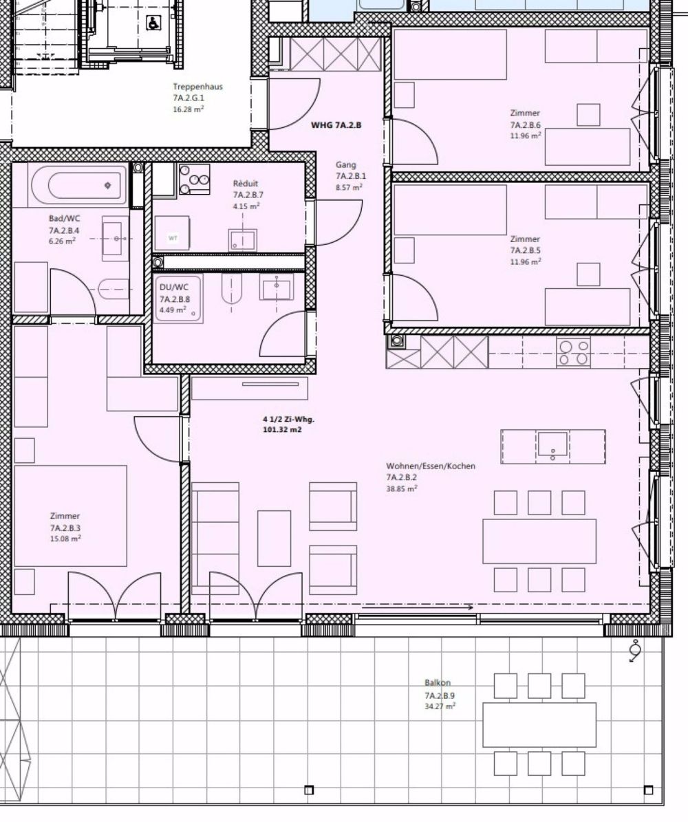moderne 4.5 Zimmer-Mietwohnungen Feld Seewen - Bild 12