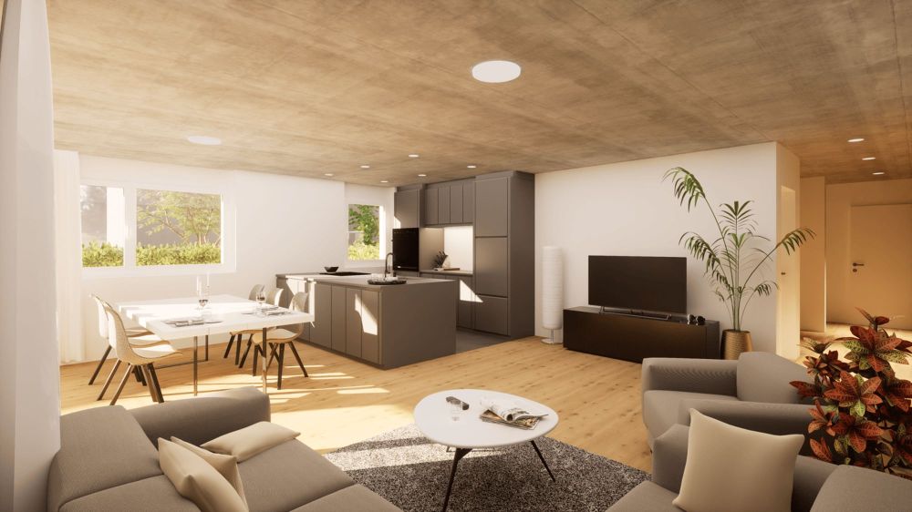 3.5 Zimmer Wohnung mit Garten - Bild 2