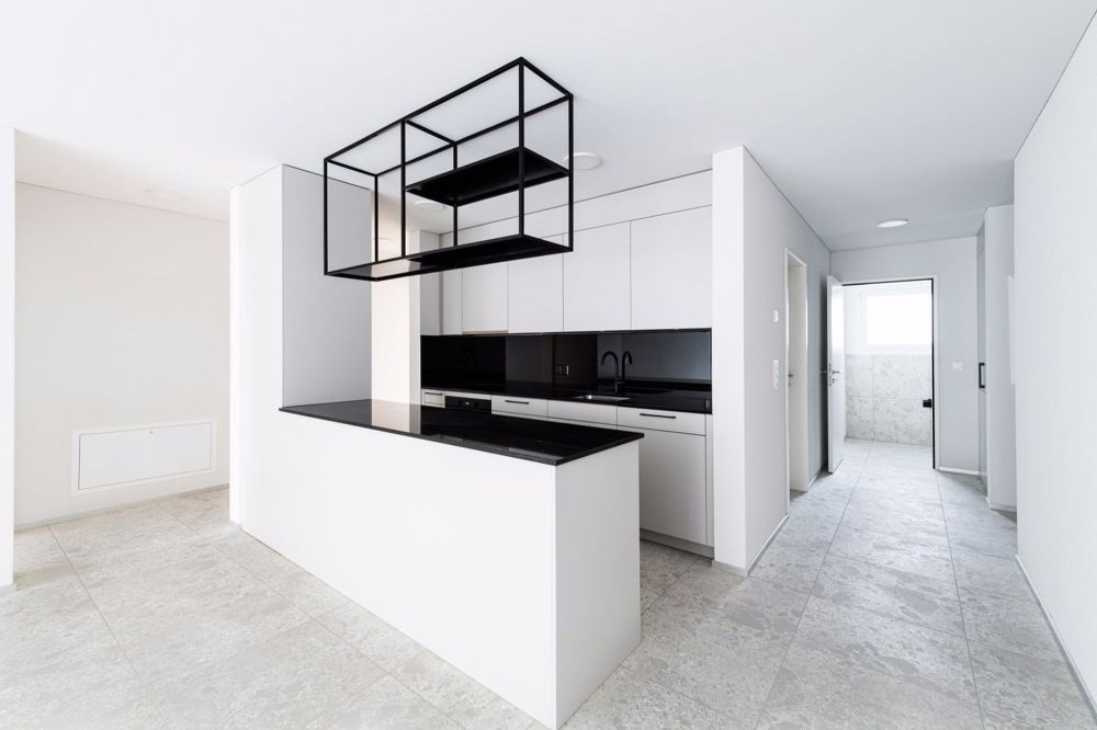 Diese moderne 4.5-Zimmerwohnung wartet auf ihren neuen Mitbewohner - Küche