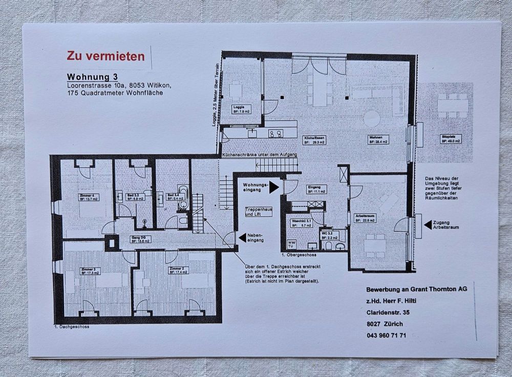 Moderne Maisonette Wohnung mit 175 m² – Erstvermietung in Zürich Witikon - Bild 2
