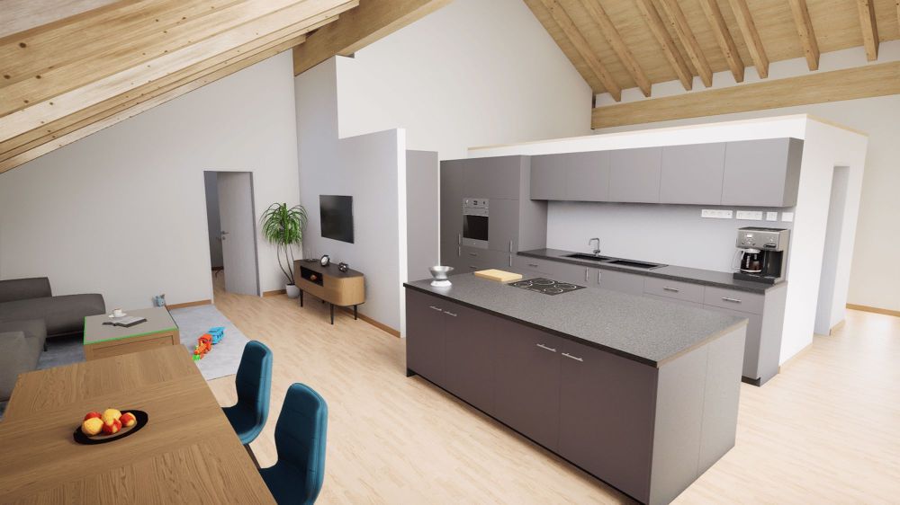 Moderne 4.5-Zimmer-Dachwohnung in Mühlethurnen - Bild 2