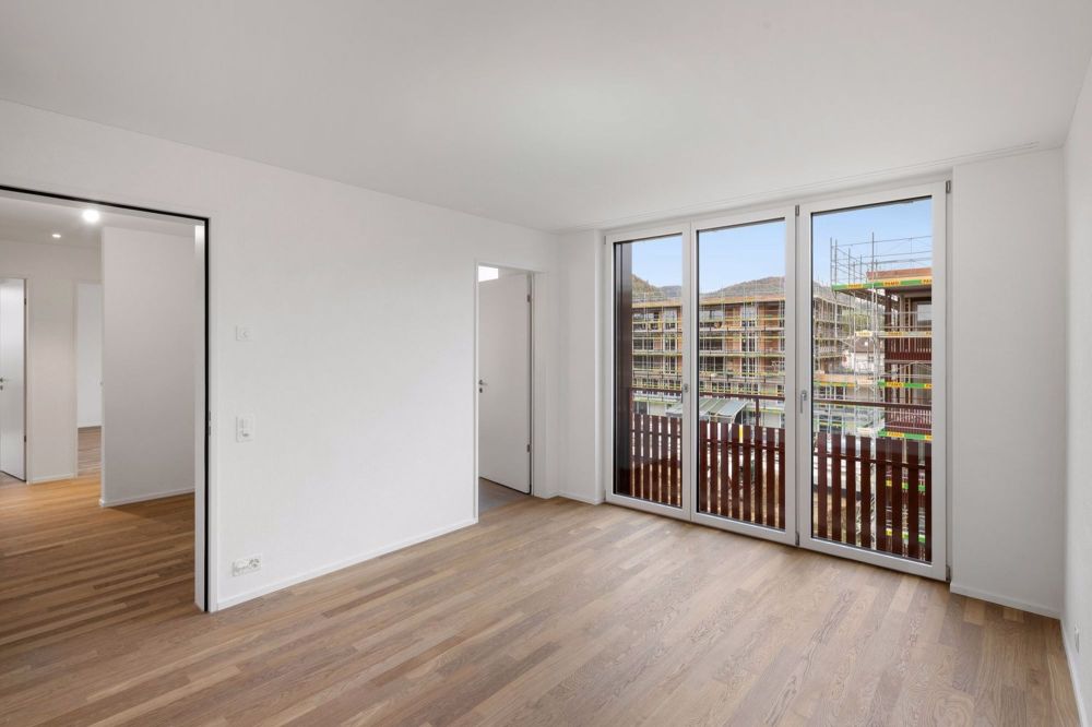 Neubau am Bächli - 4.5-Zimmerwohnungen für die ganze Familie - Schlafzimmer mit Ankleide und En Suite Bad